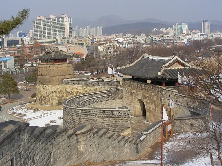 Suwon Hwaseong Fortress on one of the best day trips from Seoul
